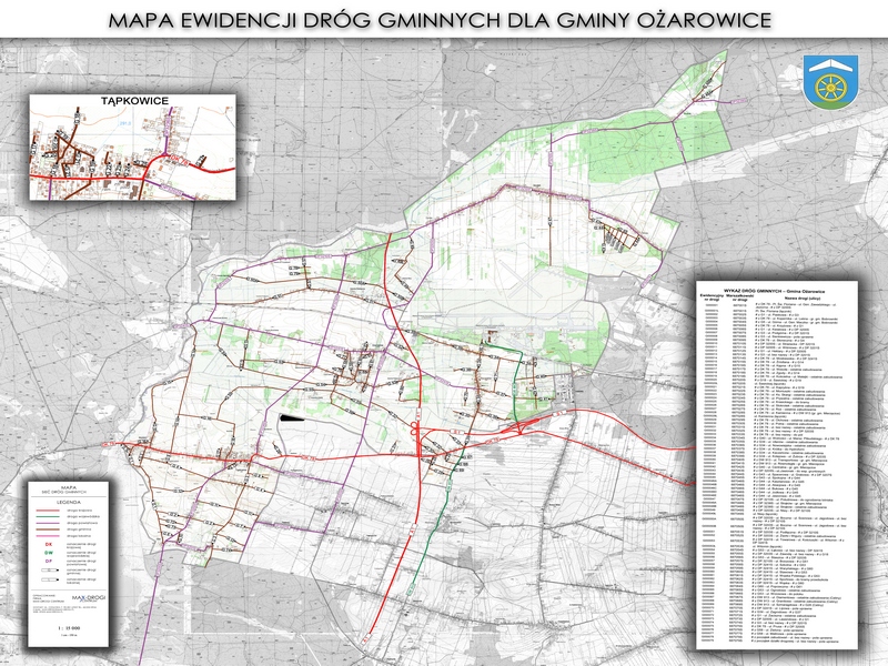 Mapa Oarowic